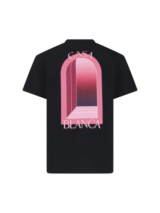 26SS 카사블랑카 반팔 티셔츠 M SS26 JTS 001 11ARCHES Black - CASABLANCA