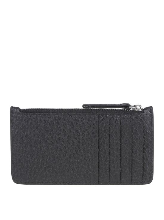 26SS 마르지엘라 스티치 레더 지퍼 카드 홀더 S56UI0143UP4455T8013 Grey - MAISON MARGIELA