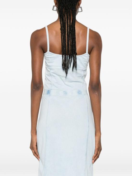 26SS 디젤 미디 원피스 A18358 0KIBY 01C Blue - DIESEL