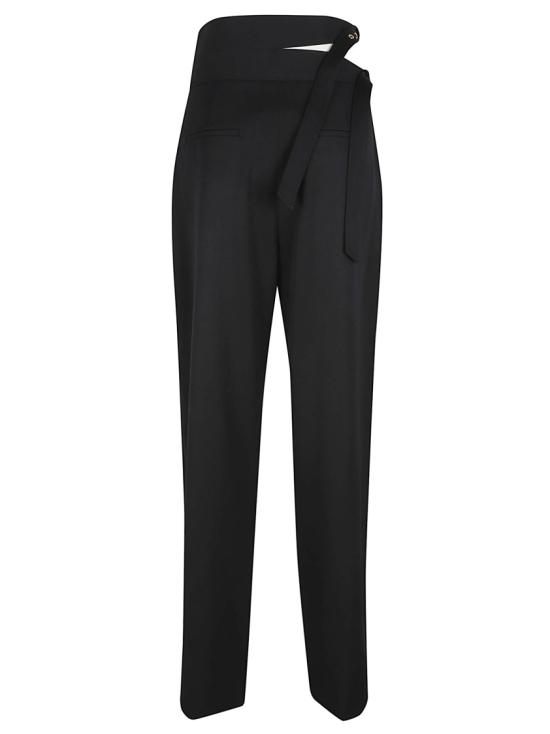 26SS 끌로에 스트레이트 팬츠 CH26SPA08067001 Black - CHLOE