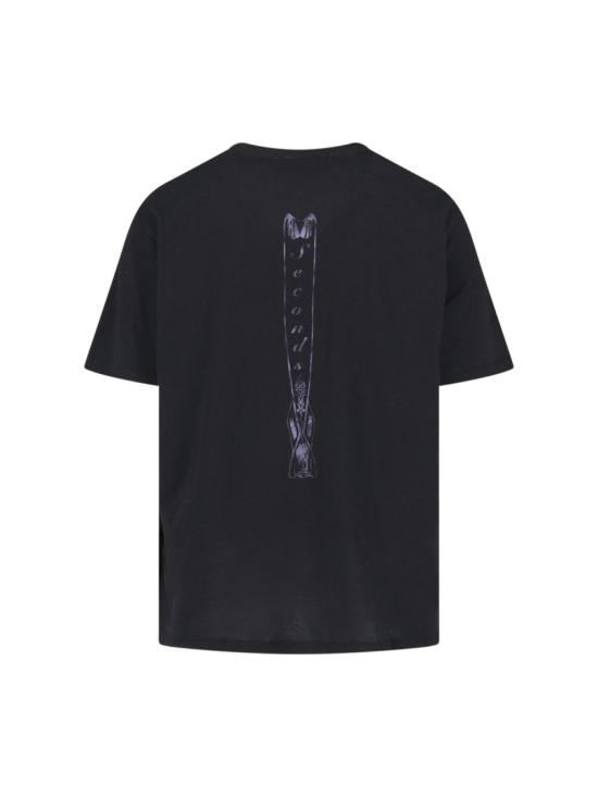 26SS 아워레가시 반팔 티셔츠 M2266NCCYBERNETIC ANGEL PRINT Black - OUR LEGACY