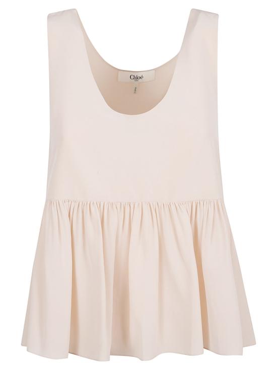 26SS 끌로에 민소매 티셔츠 CH26SHT300056H6 Neutrals