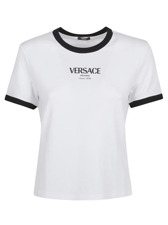 26SS 베르사체 반팔 티셔츠 10226561A166852W020 White