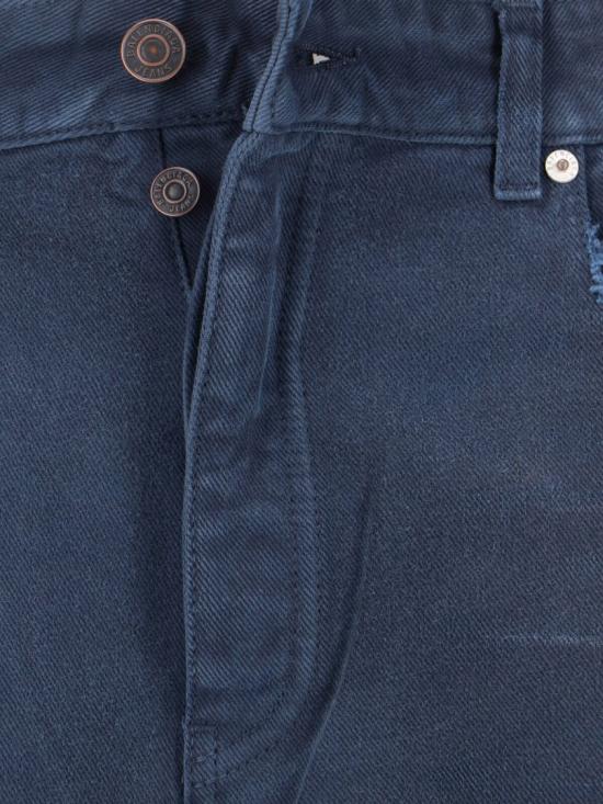 26SS 발렌시아가 커브드 니 팬츠 857194 TTW648074 Blue - BALENCIAGA