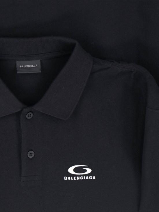 26SS 발렌시아가 로렐 클래식 폴로 셔츠 828531 TTVT81000 Black - BALENCIAGA