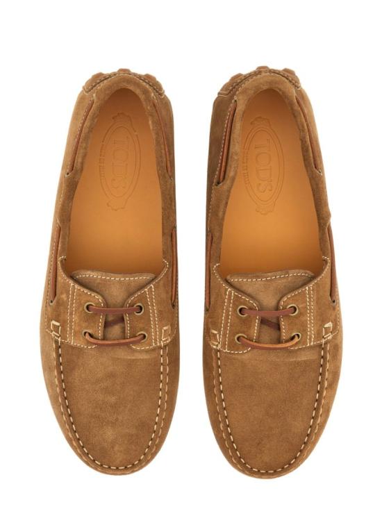  토즈 보트 고미노 버블 스웨이드 로퍼 XXM52K05300 RE0S818 Brown - TODS