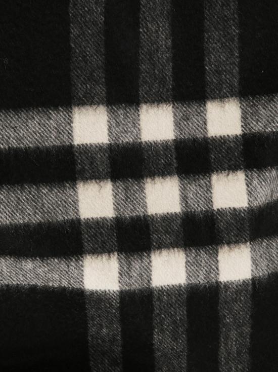 26SS 버버리 체크 캐시미어 스카프 8094741 C1343 Black - BURBERRY