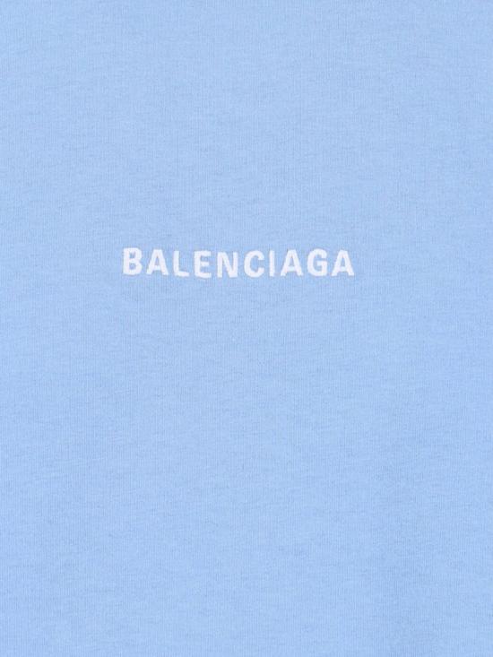 26SS 발렌시아가 반팔 티셔츠 764235 TTVJ14773 Blue - BALENCIAGA