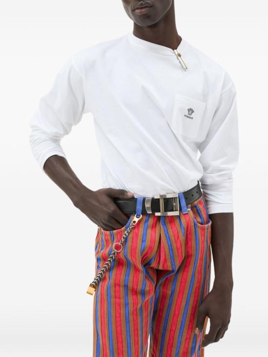 26SS 베르사체 반팔 티셔츠 10245731A179151W000 White - VERSACE