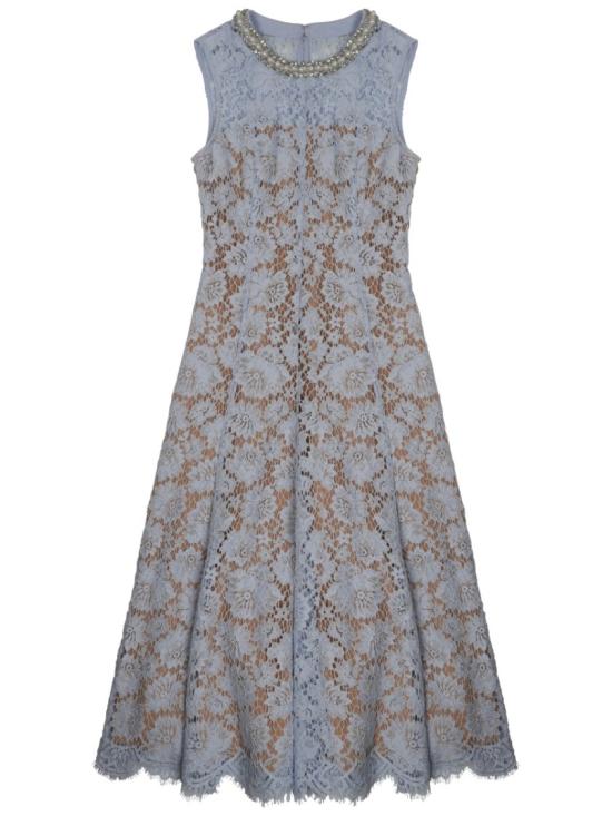 25SS 셀프 포트레이트 숏 원피스 SS25 158M BL BLUE Grey