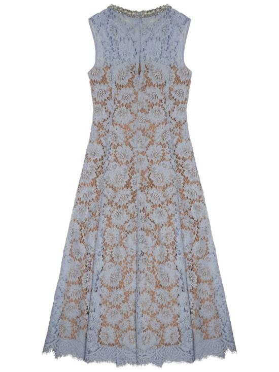 25SS 셀프 포트레이트 숏 원피스 SS25 158M BL BLUE Grey - SELF PORTRAIT