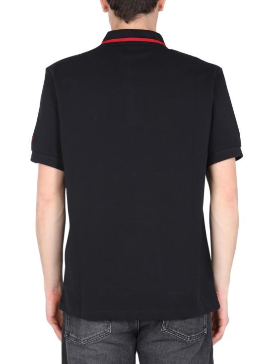  프레드 페리 바이 라프 시몬스 폴로 티셔츠 FP SM1851 38 102 Black - FRED PERRY BY RAF SIMONS
