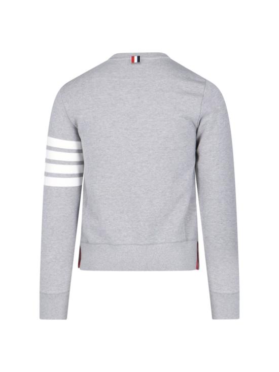 26SS 톰브라운 로고 패치 엔지니어드 4바 스웨트셔츠 MJT021H 00535068 Grey - THOM BROWNE