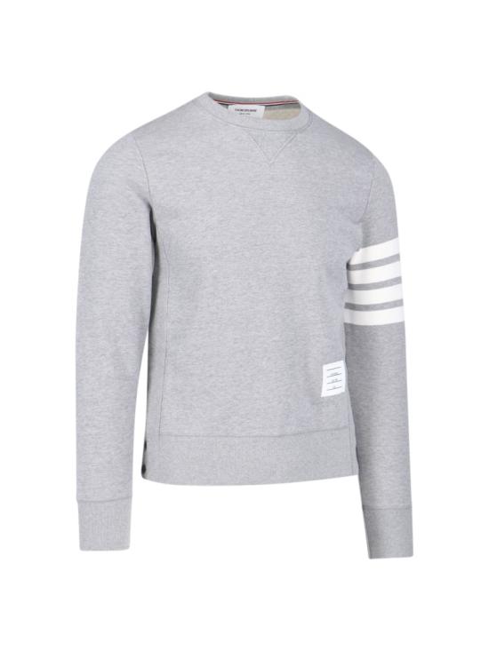 26SS 톰브라운 로고 패치 엔지니어드 4바 스웨트셔츠 MJT021H 00535068 Grey - THOM BROWNE