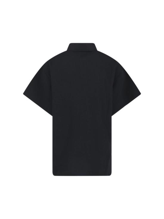 26SS 발렌시아가 로렐 클래식 폴로 셔츠 862367 TSVC61000 Black - BALENCIAGA