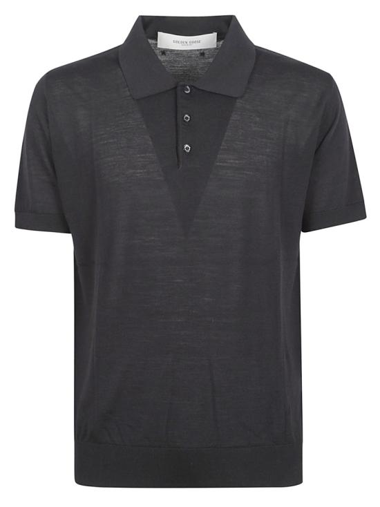 26SS 골든구스 폴로 티셔츠 GMP01412P00104190100 Black