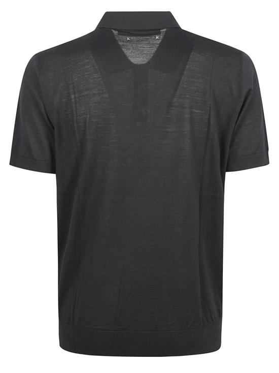 26SS 골든구스 폴로 티셔츠 GMP01412P00104190100 Black - GOLDEN GOOSE