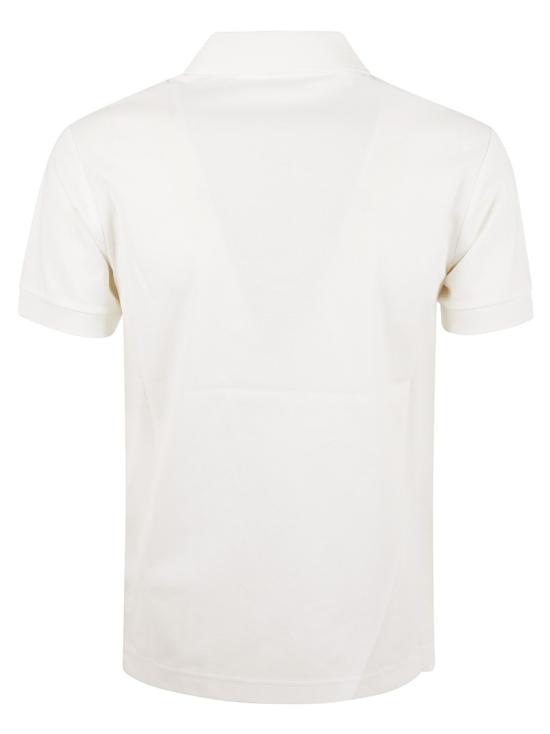 26SS 버버리 메탈릭 EKD 코튼 폴로 셔츠 8119009 B7078 White - BURBERRY