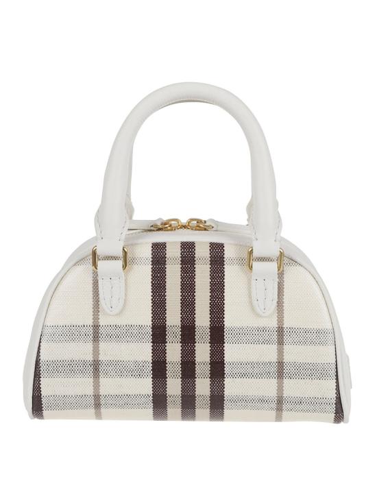 26SS 버버리 미니 하이랜드 볼링백 8120013 A1435 Grey - BURBERRY