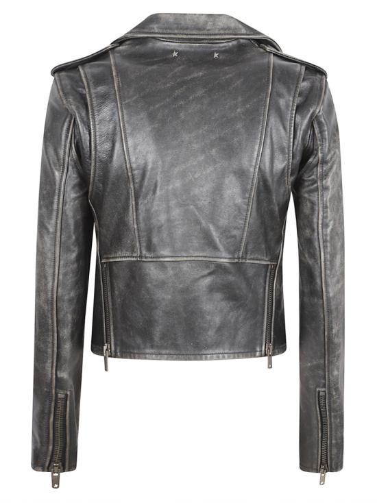 26SS 골든구스 바이커 자켓 GWP00848P00064790100 Grey - GOLDEN GOOSE