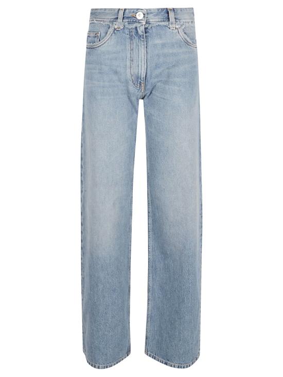 26SS 베르사체 데님 팬츠 10230641A170461D800 Blue