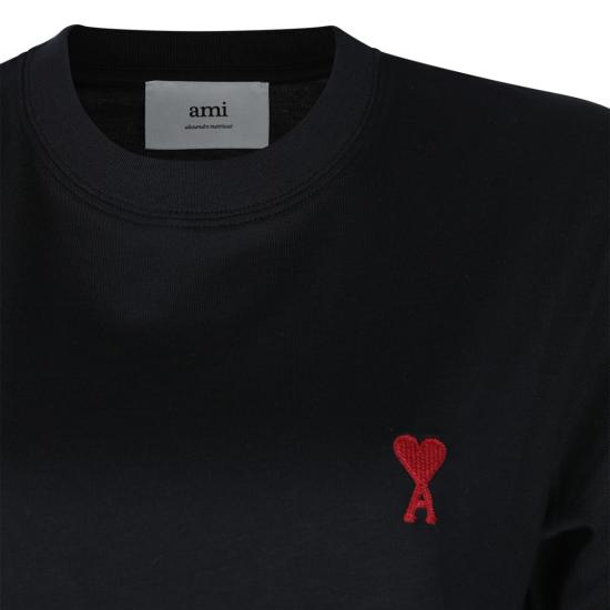 26SS 아미 반팔 티셔츠 BFUTS035724001 Black - AMI