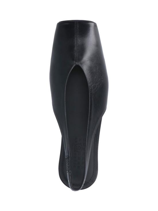 26SS MM6 메종마르지엘라 플랫 슈즈 S59WX0079 P3628T8013 Black - MM6 MAISON MARGIELA