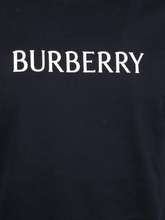 26SS 버버리 로고 코튼 티셔츠 8122388 A1222 Black - BURBERRY