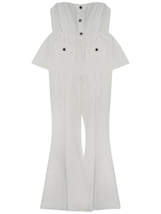 25SS 셀프 포트레이트 점프수트 RS25 975JS W WHITE