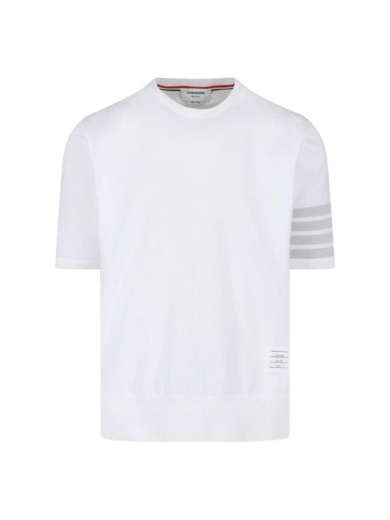  톰브라운 코튼 저지 4바 티 MJS303A J0253100 White