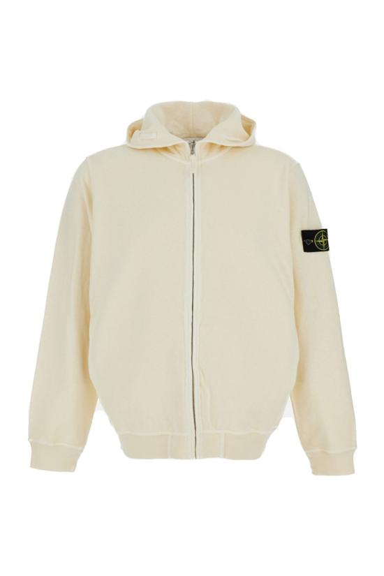 26SS 스톤 아일랜드 후드 티셔츠 6100032S0060V0193 Neutrals