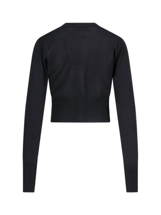 26SS 비비안웨스트우드 베아 크롭드 가디건 1803002U Y001AN402 Black - VIVIENNE WESTWOOD