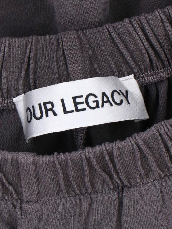 26SS 아워레가시 고어드 쇼츠 W2266GWGWORN GRAPHITE LEGACY JERSEY Grey - OUR LEGACY