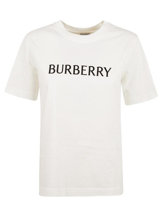 26SS 버버리 로고 코튼 티셔츠 8118978 B7078 White