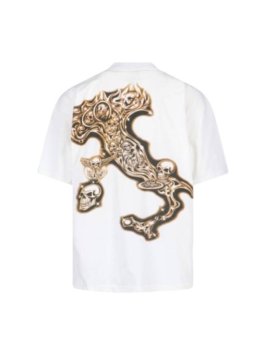 26SS 피디에프 반팔 티셔츠 DFM54029TJ110ITALY White - PDF