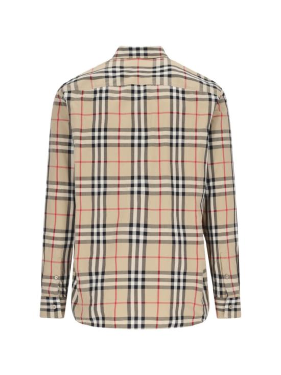 26SS 버버리 체크 코튼 셔츠 8070577A7028 Neutrals - BURBERRY
