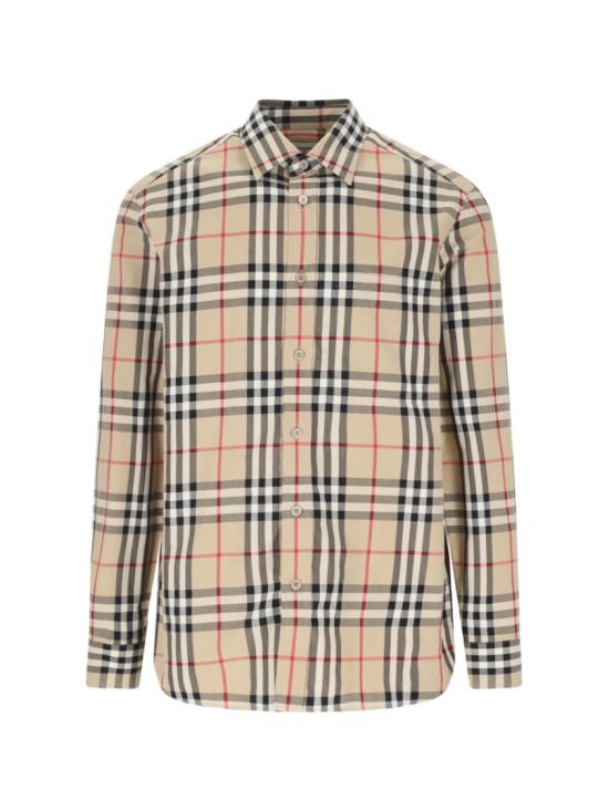 26SS 버버리 체크 코튼 셔츠 8070577A7028 Neutrals
