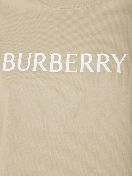 26SS 버버리 로고 코튼 티셔츠 8118975 B8626 Neutrals - BURBERRY