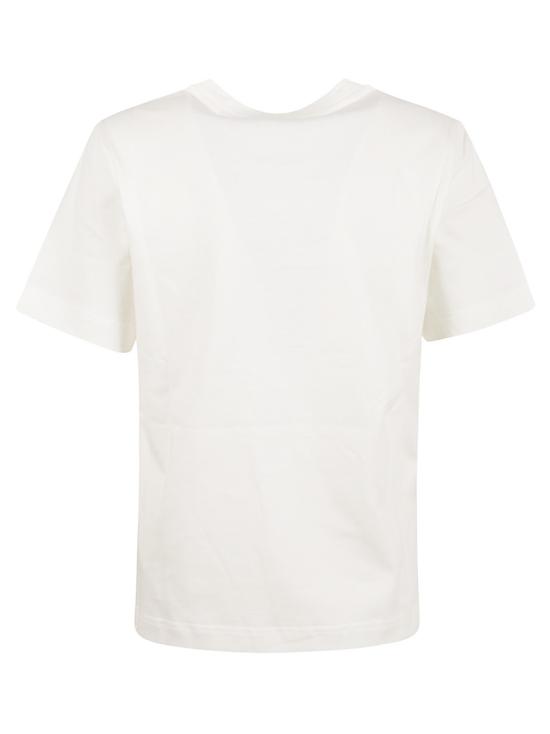 26SS 버버리 EKD 스케치 코튼 티셔츠 8121038 B7078 White - BURBERRY