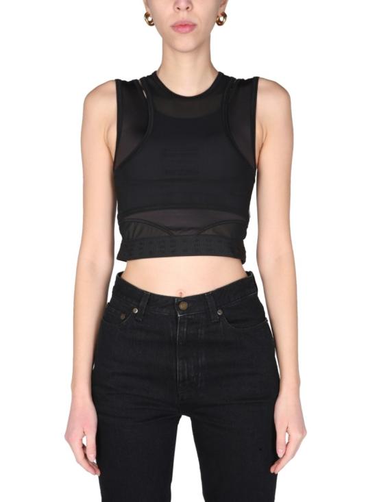  알렉산더 맥퀸 민소매 티셔츠 677351 RSJ651003 Black
