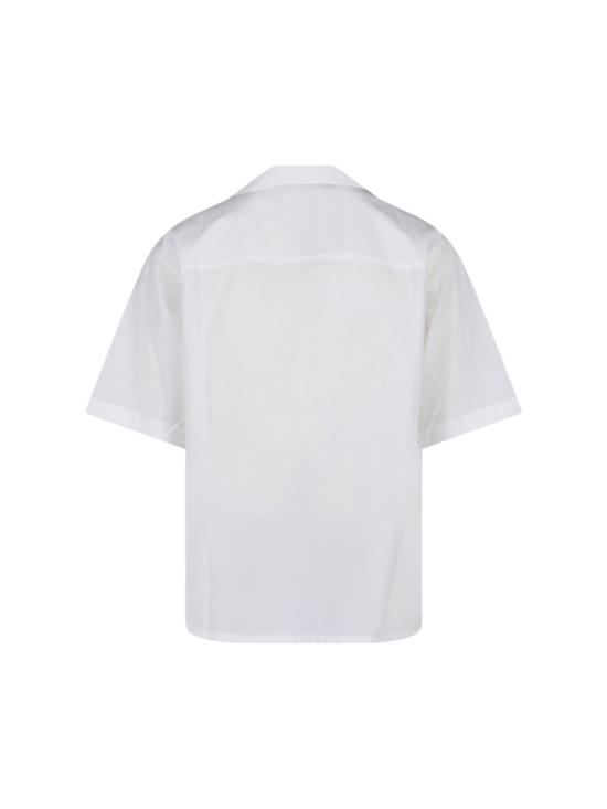 26SS 마르니 로고 포켓 반팔 셔츠 CUMU0213PP USCT88LRW01 White - MARNI