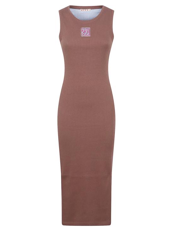 26SS 마르니 롱 원피스 ABJE1542S0UTC60000M37 Pink