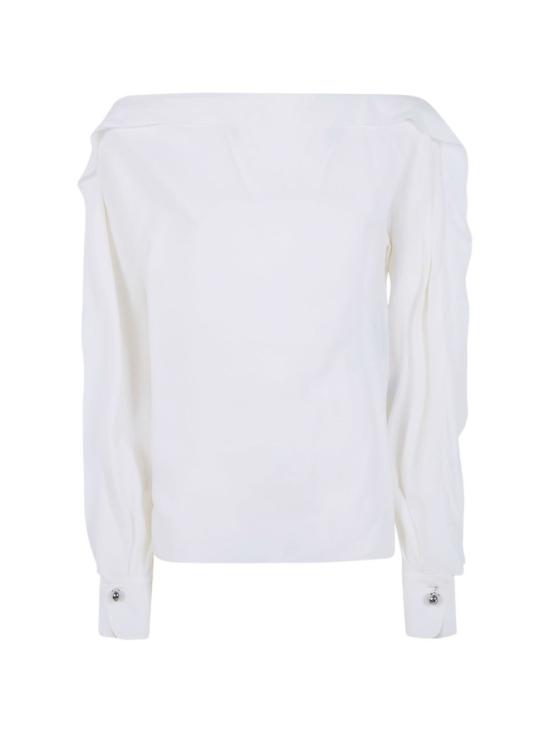 26SS 랑방 긴팔 티셔츠 RW TO0010 6253 P26 021 White - LANVIN