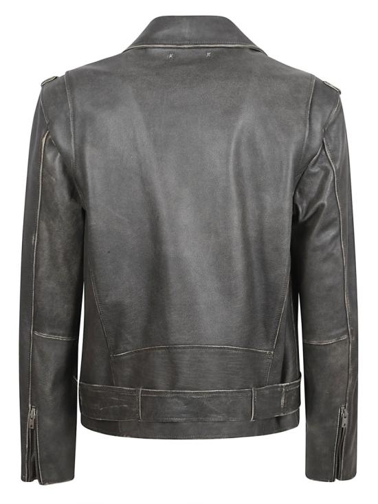 26SS 골든구스 바이커 자켓 GMP00297P00064790100 Grey - GOLDEN GOOSE