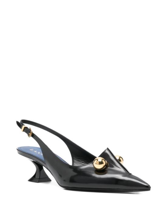26SS 랑방 힐/펌프스 FW PUMP11 SPAZ P26 10 Black - LANVIN
