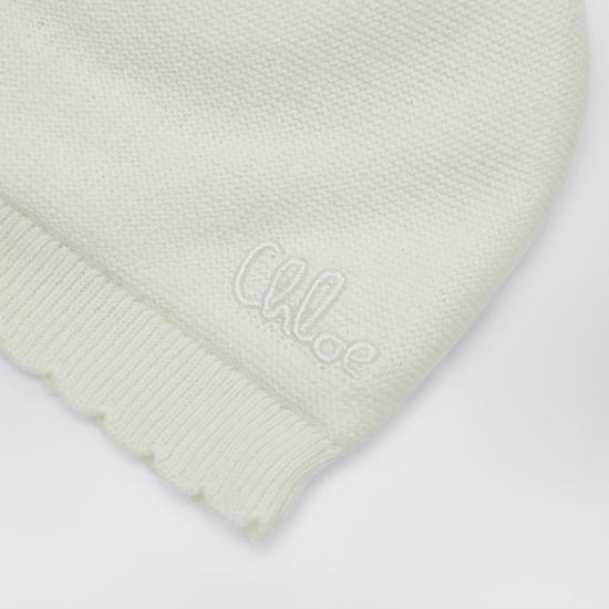 25FW [키즈] 끌로에 모자 C20768CO White - CHLOE