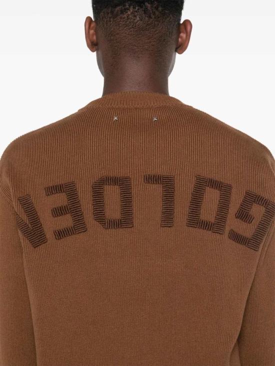 26SS 골든구스 스웨터 GMP00841P001699 55353 TOBACCO - GOLDEN GOOSE