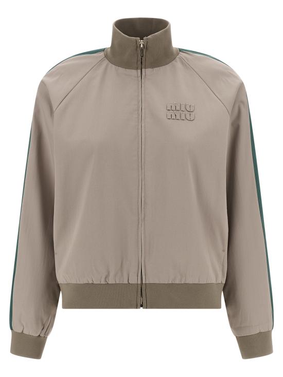 26SS 미우미우 봄버 자켓 ML1466SOOO19CTF0D3K Gray