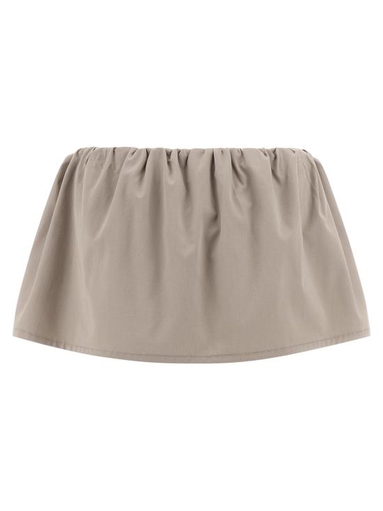 26SS 미우미우 롱 스커트 MG2638SOOO19CTF0D3K Gray - MIU MIU