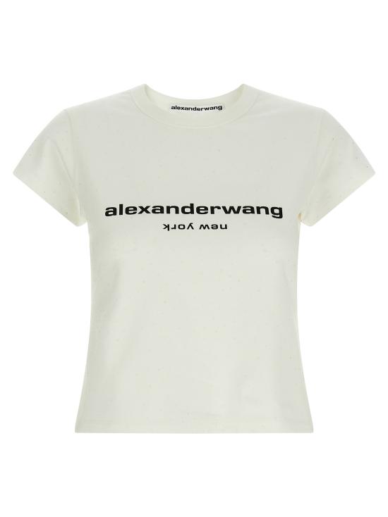 26SS 알렉산더 왕 반팔 티셔츠 1CC2261292100 White